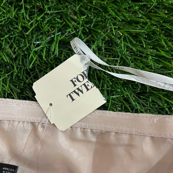 NWT Forever 21 Strapless Dress - Champagne - Picture 2 of 6